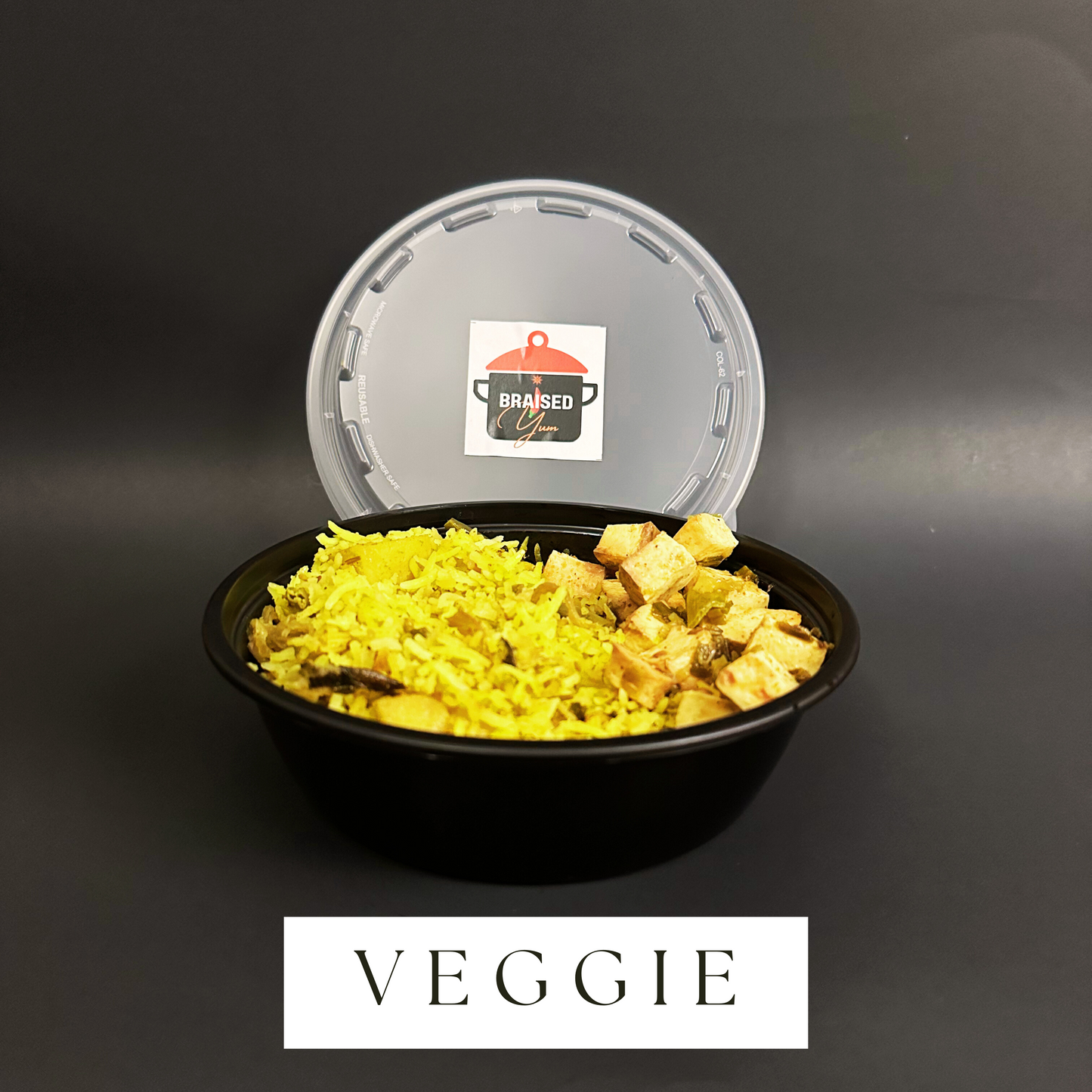 Veggie Biriyani with Braised Paneer